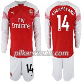 Koszulka Arsenal Pierre-Emerick Aubameyang 14 Dziecięca Główna 2018-2019 - Koszulki Piłkarskie(L/S)